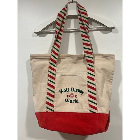 Vintage RARE 1970s Disney Parks Canvas Tote Bag - Picture 2 of 7